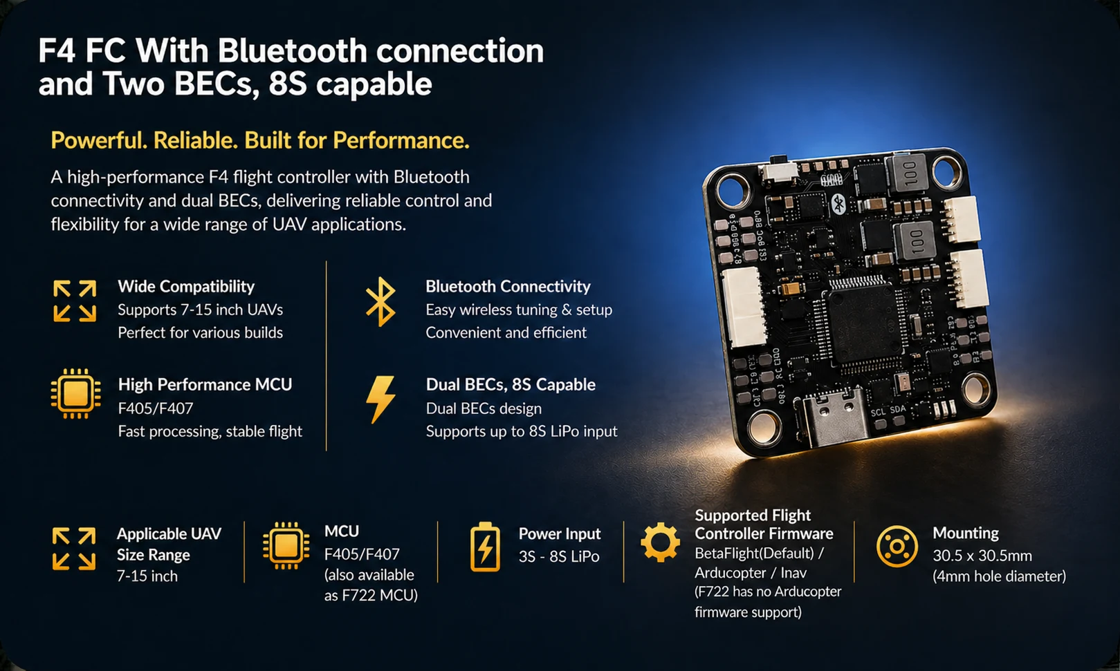 F405/407 Standard Flight Controller product preview